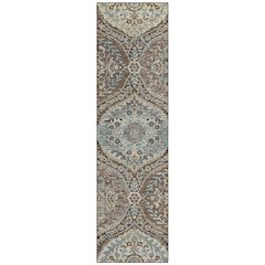 Machine Washable Indoor/Outdoor Chantille ACN2698 Brown 2'3" x 7'6" Runner Rug