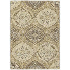 Machine Washable Indoor/Outdoor Chantille ACN2698 Gold 2'6" x 3'10" Rug