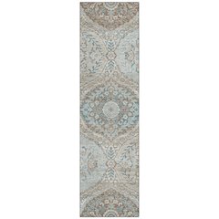 Machine Washable Indoor/Outdoor Chantille ACN2698 Ivory 2'3" x 7'6" Runner Rug