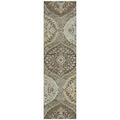 Machine Washable Indoor/Outdoor Chantille ACN2698 Green 2'3" x 7'6" Runner Rug