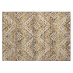 Machine Washable Indoor/Outdoor Chantille ACN2699 Orange 1'8" x 2'6" Rug