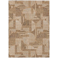 Machine Washable Indoor/Outdoor Chantille ACN2700 Orange 2'6" x 3'10" Rug