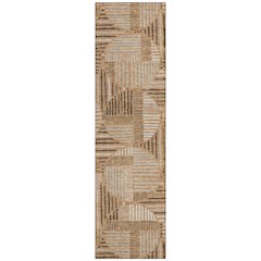Machine Washable Indoor/Outdoor Chantille ACN2700 Orange 2'3" x 7'6" Runner Rug