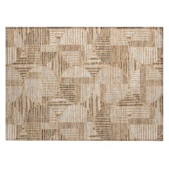 Machine Washable Indoor/Outdoor Chantille ACN2700 Orange 1'8" x 2'6" Rug