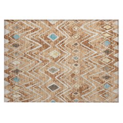 Machine Washable Indoor/Outdoor Chantille ACN2702 Orange 1'8" x 2'6" Rug