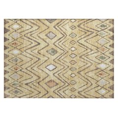 Machine Washable Indoor/Outdoor Chantille ACN2702 Gold 1'8" x 2'6" Rug