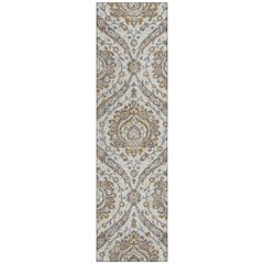 Machine Washable Indoor/Outdoor Chantille ACN2703 Brown 2'3" x 7'6" Runner Rug