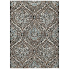 Machine Washable Indoor/Outdoor Chantille ACN2703 Brown 2'6" x 3'10" Rug