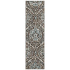 Machine Washable Indoor/Outdoor Chantille ACN2703 Brown 2'3" x 7'6" Runner Rug