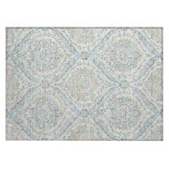 Machine Washable Indoor/Outdoor Chantille ACN2703 Ivory 1'8" x 2'6" Rug