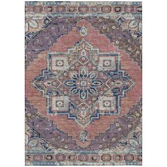 Machine Washable Indoor/Outdoor Chantille ACN2704 Red 2'6" x 3'10" Rug