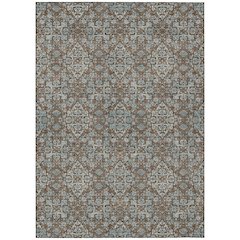 Machine Washable Indoor/Outdoor Chantille ACN2705 Brown 2'6" x 3'10" Rug