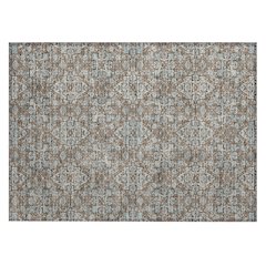 Machine Washable Indoor/Outdoor Chantille ACN2705 Brown 1'8" x 2'6" Rug