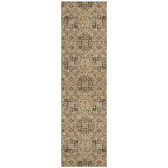 Machine Washable Indoor/Outdoor Chantille ACN2705 Orange 2'3" x 7'6" Runner Rug