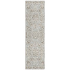 Machine Washable Indoor/Outdoor Chantille ACN2705 Ivory 2'3" x 7'6" Runner Rug