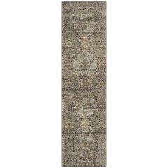 Machine Washable Indoor/Outdoor Chantille ACN2706 Brown 2'3" x 7'6" Runner Rug