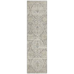 Machine Washable Indoor/Outdoor Chantille ACN2706 Ivory 2'3" x 7'6" Runner Rug