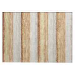 Machine Washable Indoor/Outdoor Chantille ACN2707 Orange 1'8" x 2'6" Rug