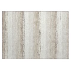 Machine Washable Indoor/Outdoor Chantille ACN2707 Ivory 1'8" x 2'6" Rug
