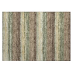 Machine Washable Indoor/Outdoor Chantille ACN2707 Green 1'8" x 2'6" Rug