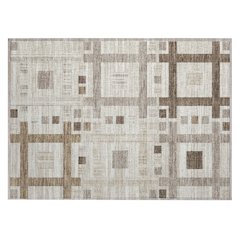 Machine Washable Indoor/Outdoor Chantille ACN2708 Brown 1'8" x 2'6" Rug