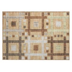 Machine Washable Indoor/Outdoor Chantille ACN2708 Orange 1'8" x 2'6" Rug