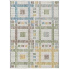 Machine Washable Indoor/Outdoor Chantille ACN2708 Ivory 2'6" x 3'10" Rug