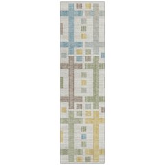 Machine Washable Indoor/Outdoor Chantille ACN2708 Ivory 2'3" x 7'6" Runner Rug
