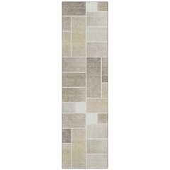 Machine Washable Indoor/Outdoor Chantille ACN2709 Ivory 2'3" x 7'6" Runner Rug
