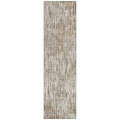 Machine Washable Indoor/Outdoor Chantille ACN2710 Brown 2'3" x 7'6" Runner Rug
