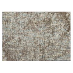 Machine Washable Indoor/Outdoor Chantille ACN2710 Brown 1'8" x 2'6" Rug