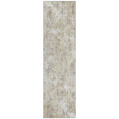 Machine Washable Indoor/Outdoor Chantille ACN2710 Ivory 2'3" x 7'6" Runner Rug