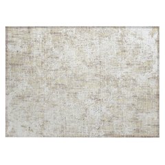 Machine Washable Indoor/Outdoor Chantille ACN2710 Ivory 1'8" x 2'6" Rug