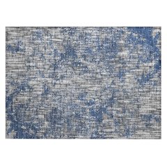 Machine Washable Indoor/Outdoor Chantille ACN2710 Blue 1'8" x 2'6" Rug