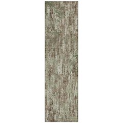 Machine Washable Indoor/Outdoor Chantille ACN2710 Green 2'3" x 7'6" Runner Rug