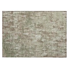 Machine Washable Indoor/Outdoor Chantille ACN2710 Green 1'8" x 2'6" Rug