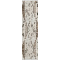 Machine Washable Indoor/Outdoor Chantille ACN2711 Brown 2'3" x 7'6" Runner Rug