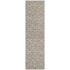Machine Washable Indoor/Outdoor Chantille ACN2712 Brown 2'3" x 7'6" Runner Rug