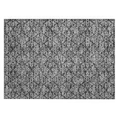 Machine Washable Indoor/Outdoor Chantille ACN2712 Black 1'8" x 2'6" Rug