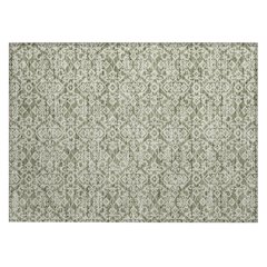 Machine Washable Indoor/Outdoor Chantille ACN2712 Green 1'8" x 2'6" Rug