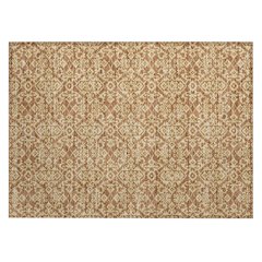 Machine Washable Indoor/Outdoor Chantille ACN2712 Orange 1'8" x 2'6" Rug