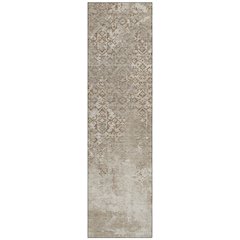 Machine Washable Indoor/Outdoor Chantille ACN2713 Brown 2'3" x 7'6" Runner Rug
