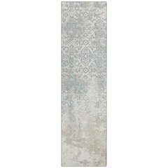 Machine Washable Indoor/Outdoor Chantille ACN2713 Ivory 2'3" x 7'6" Runner Rug