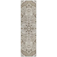 Machine Washable Indoor/Outdoor Chantille ACN2715 Brown 2'3" x 7'6" Runner Rug