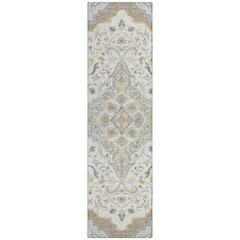 Machine Washable Indoor/Outdoor Chantille ACN2715 Ivory 2'3" x 7'6" Runner Rug