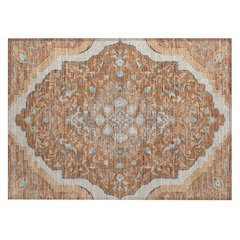Machine Washable Indoor/Outdoor Chantille ACN2715 Orange 1'8" x 2'6" Rug