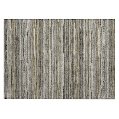 Machine Washable Indoor/Outdoor Chantille ACN2717 Gray 1'8" x 2'6" Rug
