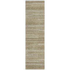 Machine Washable Indoor/Outdoor Chantille ACN2717 Brown 2'3" x 7'6" Runner Rug