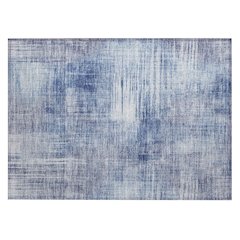 Machine Washable Indoor/Outdoor Chantille ACN2718 Blue 1'8" x 2'6" Rug