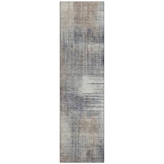 Machine Washable Indoor/Outdoor Chantille ACN2718 Brown 2'3" x 7'6" Runner Rug